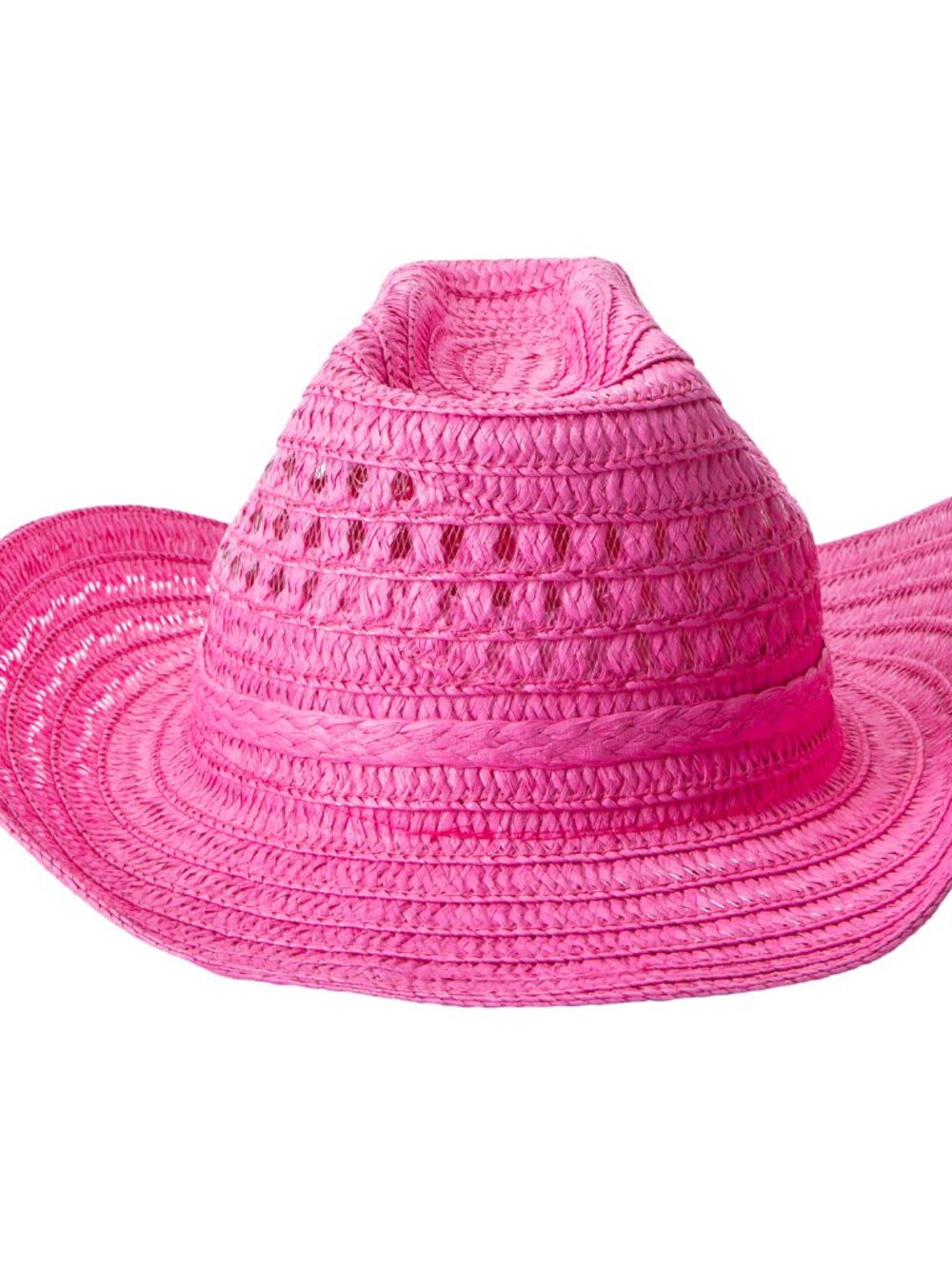 Peter Grimm Cupid Pink Straw Cowboy Hat - Picture 2 of 6